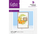 Crafters Companion Thanksgiving Collection Stamp & Die Set - Grateful & Blessed