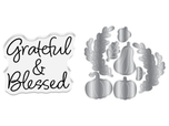 Crafters Companion Thanksgiving Collection Stamp & Die Set - Grateful & Blessed
