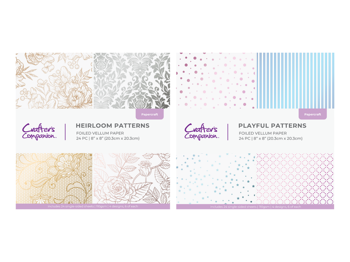 Crafter's Companion 8x8 Vellum Collection