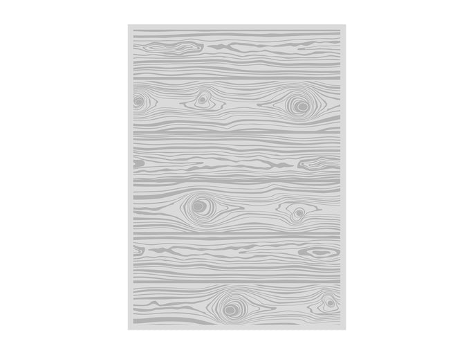 Wildwood Whimsy - Wood Grain 5" x 7" 3D Embossing Folder
