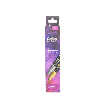 Cosmic Collection Acrylic Paint Markers - Metallic (2 Pack)