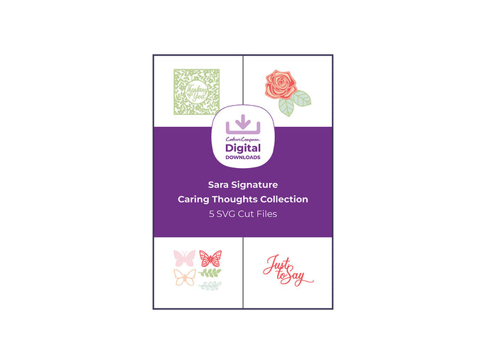 Sara Signature Caring Thoughts Collection - SVG Cut Files