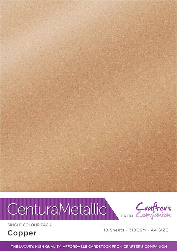Crafter's Companion Centura Pearl Metallic Card 6pk Collection