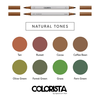 Colorista - Art Marker - Natural Tones 8pc