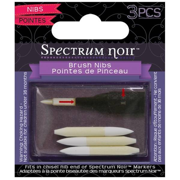 Colouring System by Spectrum Noir Brush Nibs - 3 pack
