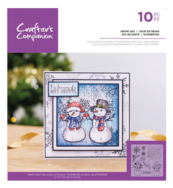 Crafter's Companion Mini Collage Stamp - Snow Day
