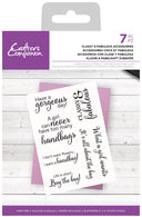 Crafter's Companion - Clear Acrylic Stamps- Classy and Fabulous Accessories