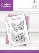 Crafters Companion - Clear Acrylic Stamps - Beautiful You