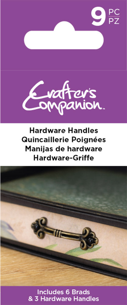 Crafters Companion Hardware Handles - 9 Piece