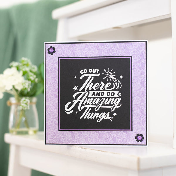 Crafter's Companion - Photopolymer Stamp - Amazing things