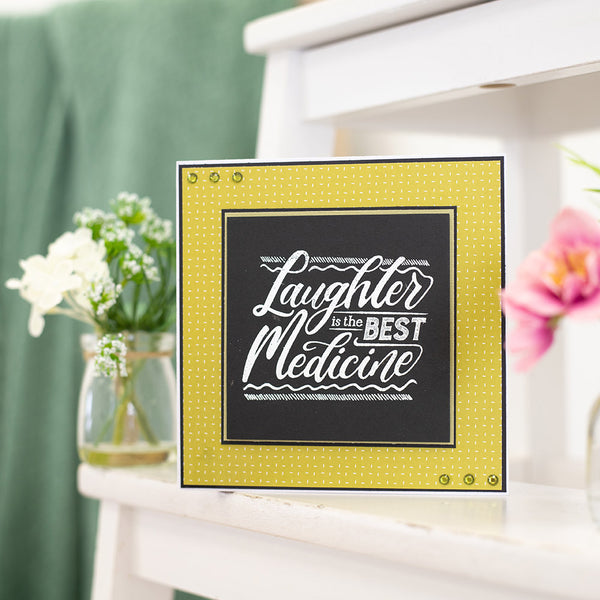 Crafter's Companion - Photopolymer Stamp - Laughter is the best