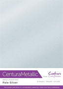 Crafter's Companion Centura Pearl Metallic A4 Single Colour 10 Sheet Pack - Silver