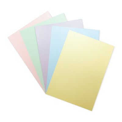 Crafter's Companion Centura Pearl Printable Card Pack - A4 Pastels