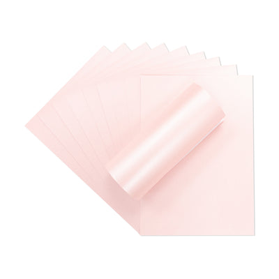 Crafter's Companion Centura Pearl Single Colour A4 10 Sheet Pack - Baby Pink