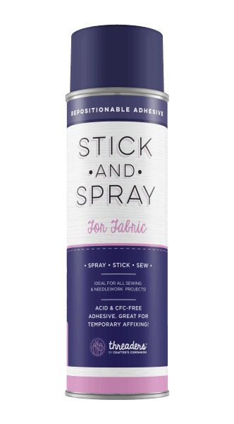 Crafter's Companion Stick and Spray Adhesive For Fabric (DARK BLUE CAN)