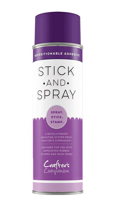 Crafter's Companion Stick and Spray Mounting Adhesive (PURPLE CAN)