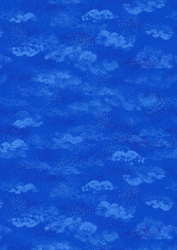 Lewis & Irene Fabric - Bright Blue Dreams