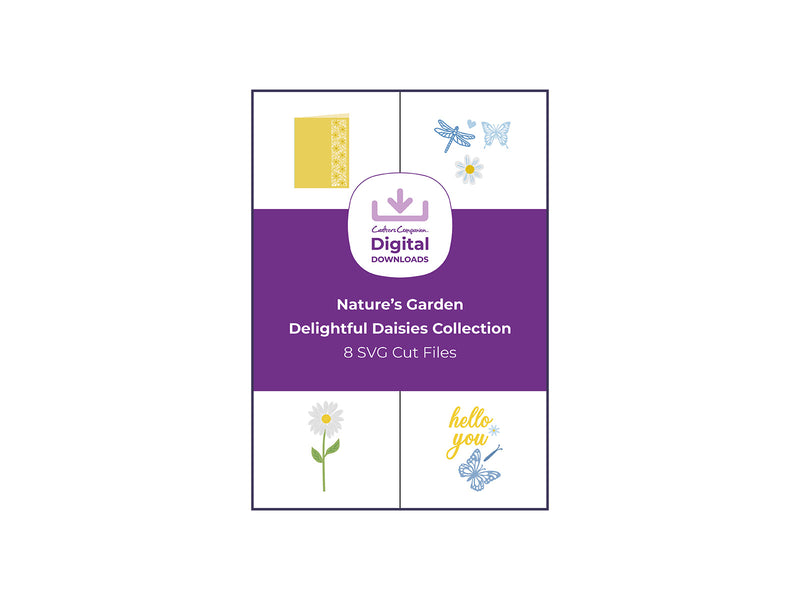 Nature's Garden Delightful Daisies Collection - SVG Cut Files