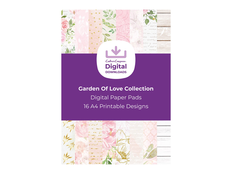 Garden of Love Collection - Digital Paper Pad