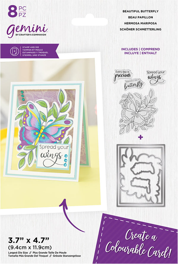 Gemini Colourable Create-a-Card Stamp & Die 3pk Collection
