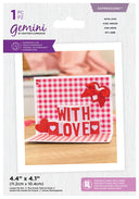 Gemini Die - Expressions - Shaped Pop Out - With Love