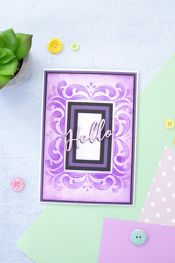 Gemini Frames 3D Embossing Folder and Nesting Dies Regal Rectangle