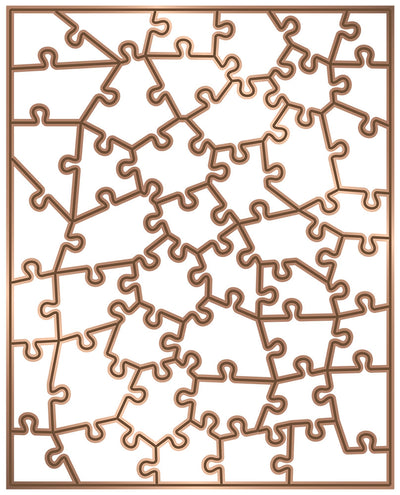 Gemini Multimedia Abstract Jigsaw Die - 10x8 (44 Piece)