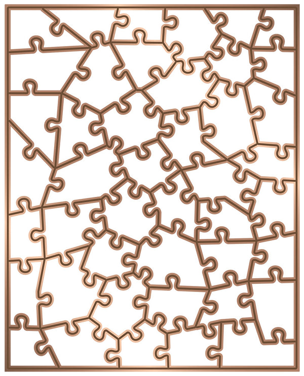 Gemini Multimedia Abstract Jigsaw Die - 10x8 (44 Piece)