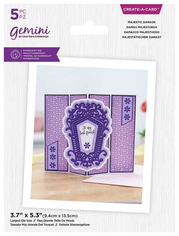 Gemini Ornate Pop Out Create a Card Die - Majestic Damask