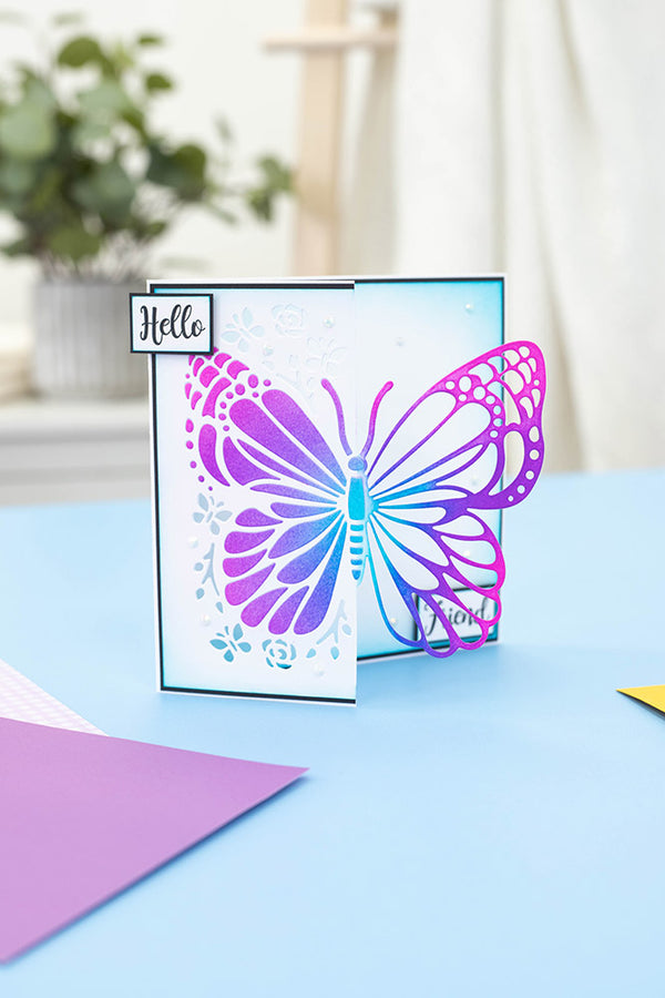 Gemini Everyday Half Create a Card Die  - Charming Butterfly
