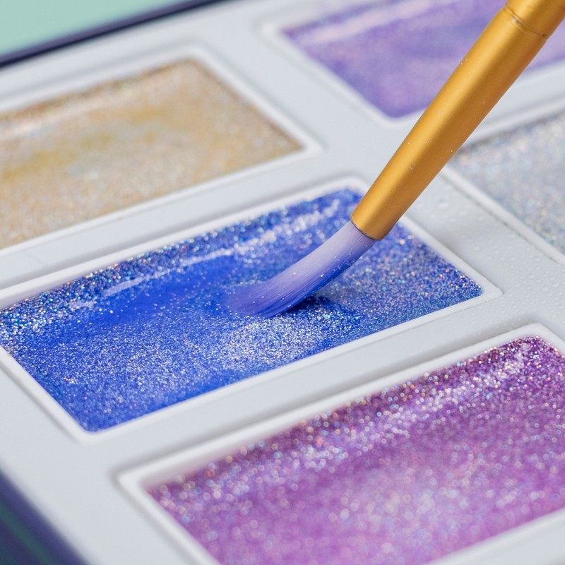 Holographic Glitter Watercolour Paints