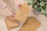 Crafter's Companion - 5"x5" Kraft Card & Envelopes 50pk