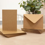 Crafter's Companion - A6 Kraft Card & Envelopes 50pk