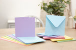 Crafter's Companion  - 6"x6" Mixed Pastels Card & Envelopes 50pk