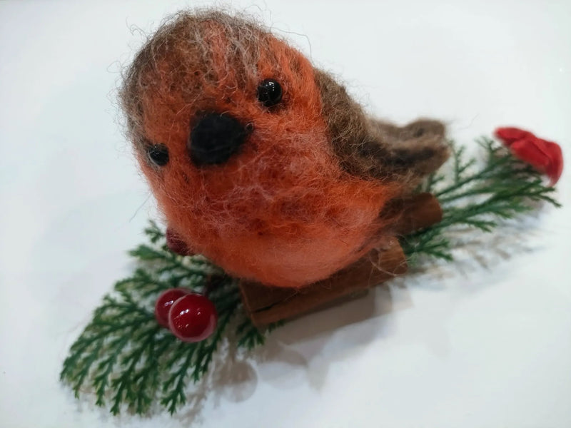 Tue 23 Nov 10:30AM: Needle Felting with Keeley - Robbie the Robin