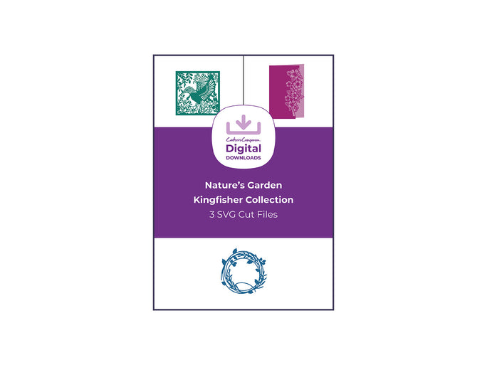 Nature's Garden Kingfisher Collection - SVG Cut Files