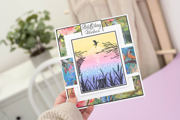 Nature's Garden - Kingfisher Collection - Clear Acrylic Stamps - Nature Silhouette Stamps