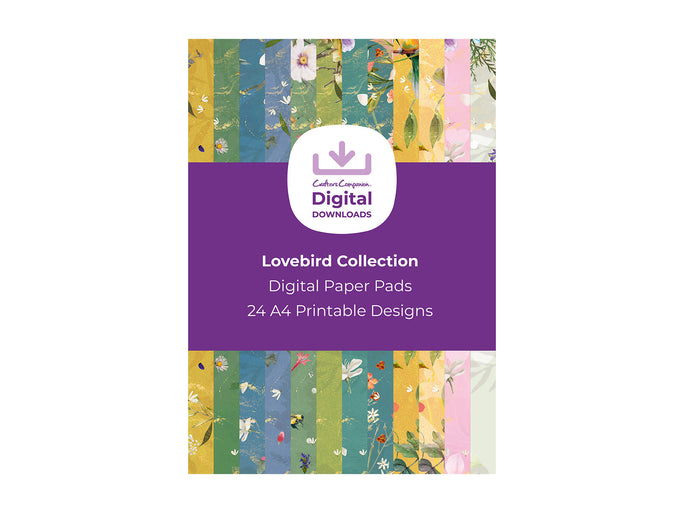 Lovebird Collection - Digital Paper Pad