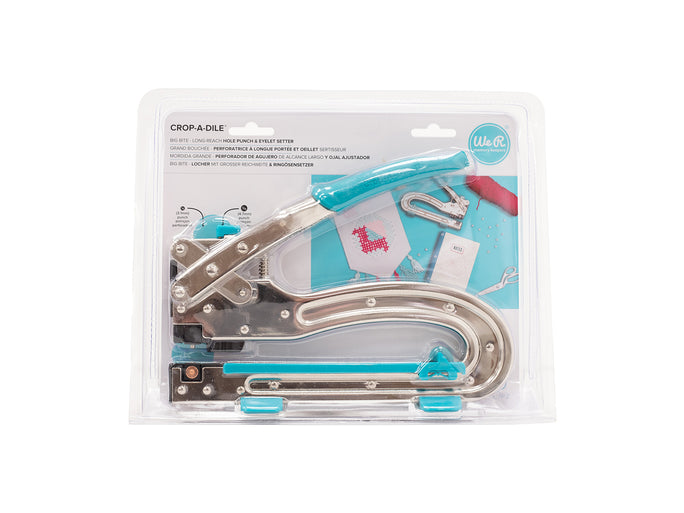 We R Makers Crop-A-Dile Big Bite Long Reach Hole Punch & Eyelet Setter