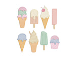 Life is Sweet - Ice Creams & Lollies Metal Die Set