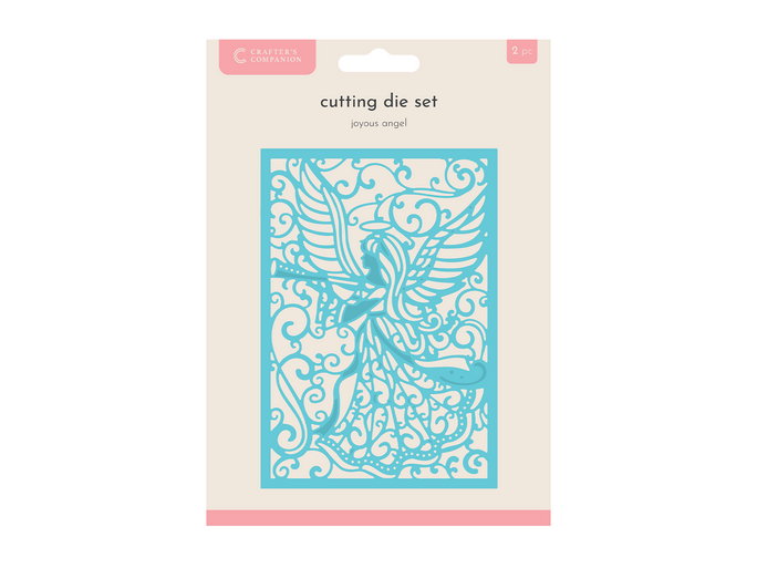 Crafter Companion Joyous Angel Metal Die Create-a-Card - Joyous Angel