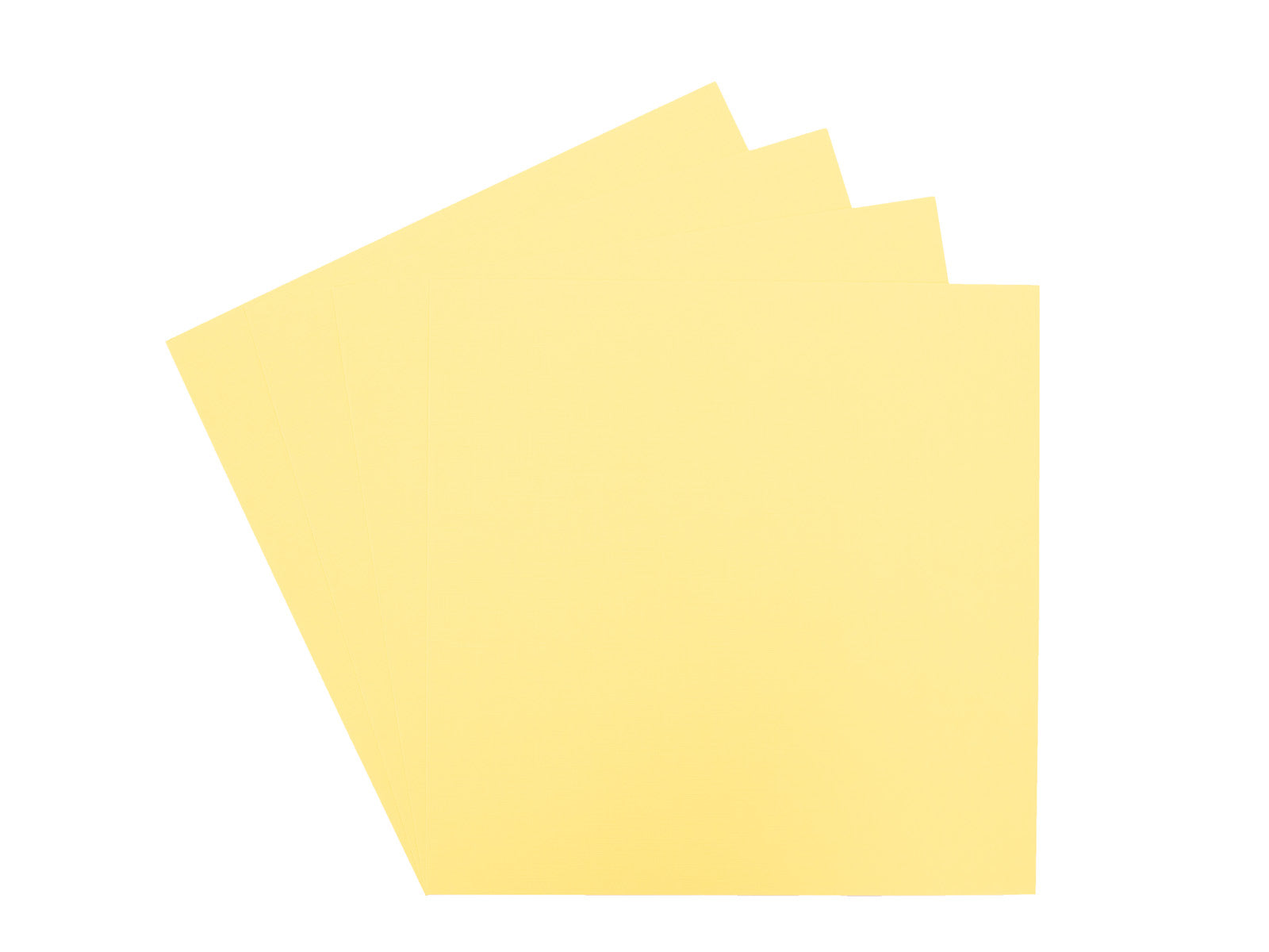 Arden Creative Studio Premium Cardstock Canary Yellow 12" x 12" - 20 Pack