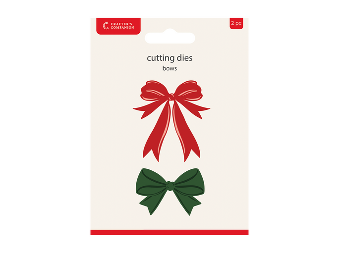 Crafters Companion Metal Die Christmas Embellishment - Bows