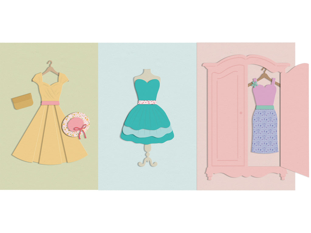 Customisable Dresses & Wardrobe Metal Die Set