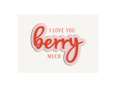 Berry Bliss - Berry Sentiment Stamp & Metal Die Set