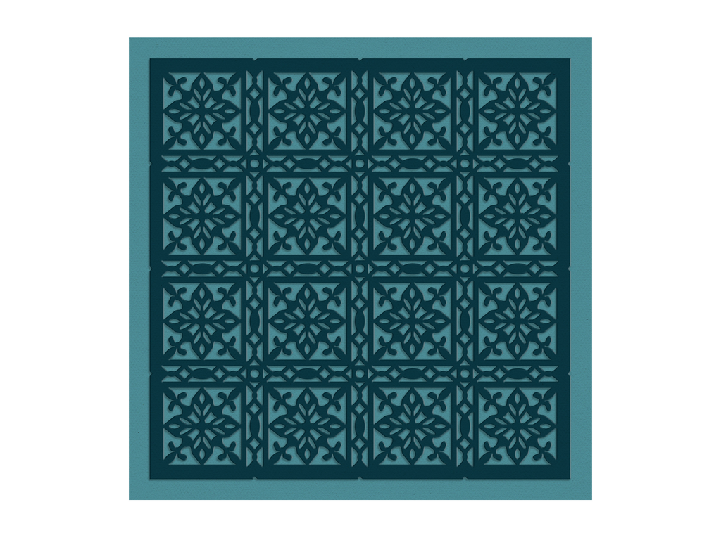 Tiles Create-a-Card Metal Die Set
