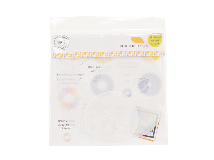 Sunbird Spark Sunburst Floral Stencils 360°™