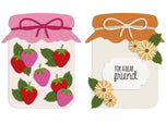 Jam Jar Shaped Stamp & Metal Die Set