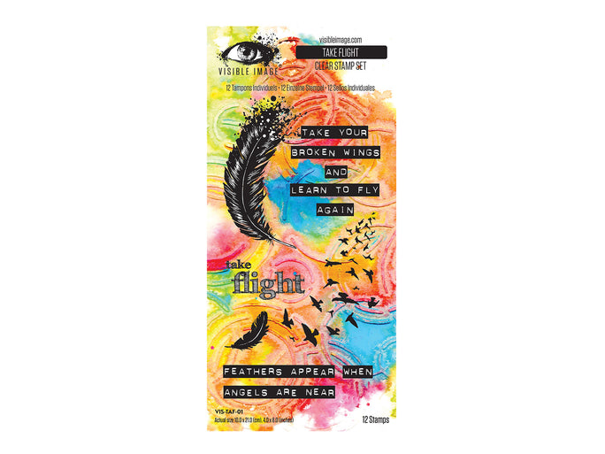 Visible Image Take Flight Stamp Set
