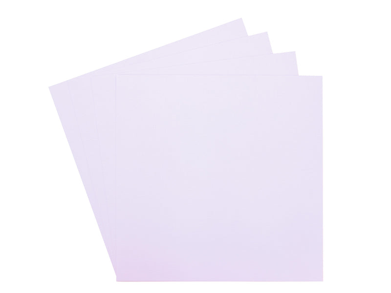 Arden Creative Studio Premium Cardstock Lilac Purple 12" x 12" - 20 Pack